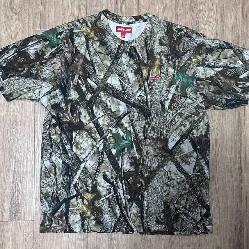 [BUNJANG] Supreme Small Box Logo T-shirt Realtree / (L) 슈프림 스몰 박스로고 리얼트리 티셔츠