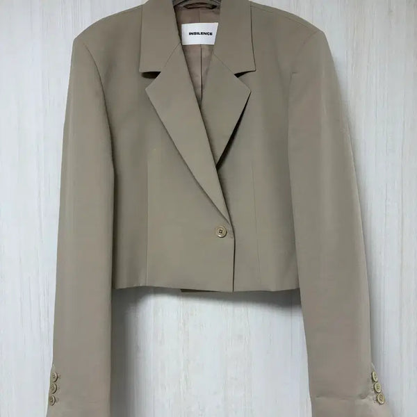[BUNJANG] INSILENCE Beige Crop Jacket / 인사일런스 베이지 크롭자켓