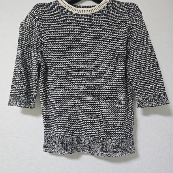 [BUNJANG] The Cashmere Short-Sleeve Knit Top (Size 85) / 한섬 더 캐시미어 반팔니트  85