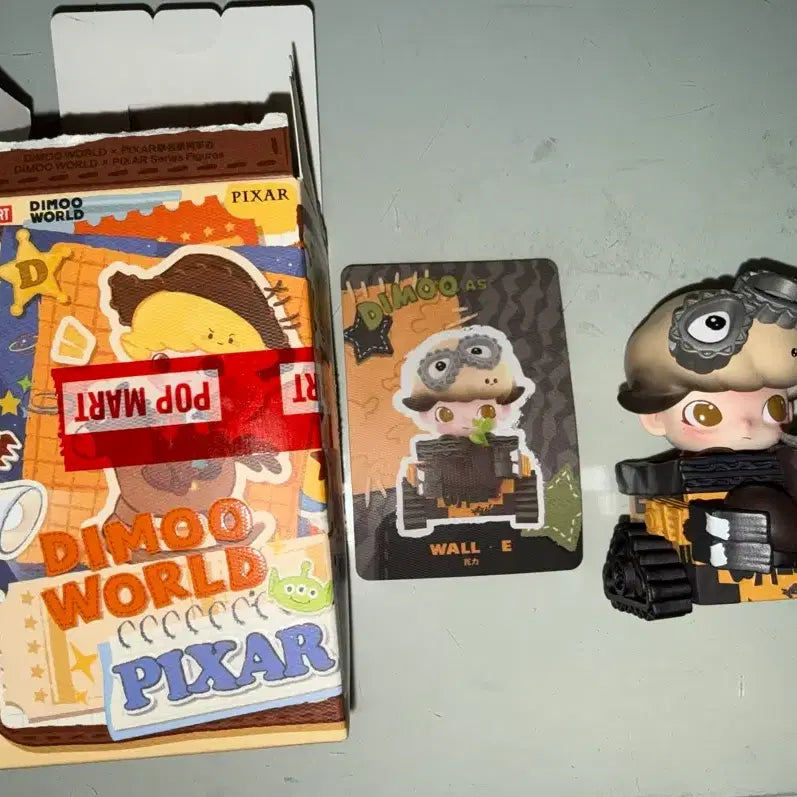 [BUNJANG] Pop Mart DiMoo World Pixar Wall-E Figure / 팝마트 디무월드 픽사 피규어 월이 월-E 판매해요