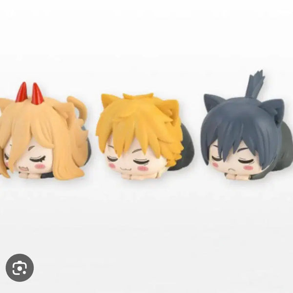 [BUNJANG] Chainsaw Man Ohiruneko Figure Bundle Set (Power, Denji, Aki) / 일괄) 체인소맨 오히루네코 피규어 파워 덴지 아키