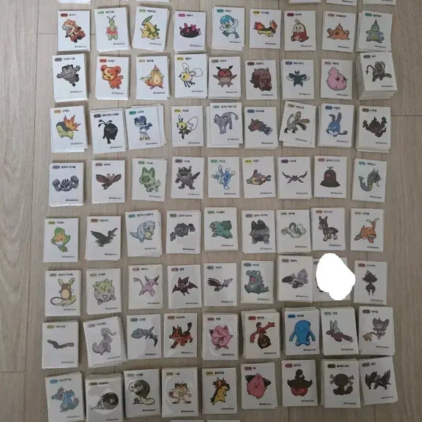 [BUNJANG] Pokemon Stickers / 포켓몬 띠부씰 판매