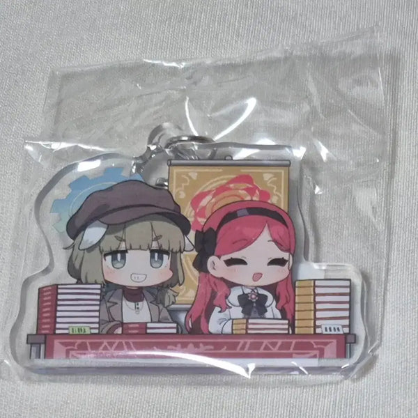 [BUNJANG] Blue Archive Memorial Keyring Yakumo & Takane / 블루 아카이브 카페 메모리얼 키링 야쿠모 & 타카네
