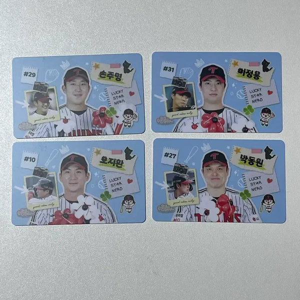 [BUNJANG] LG Twins August Random Photocard Bundle Set / 엘지트윈스 lgtwins 8월 랜덤 포카 포토카드 손주영 이정용 오지환 박동원