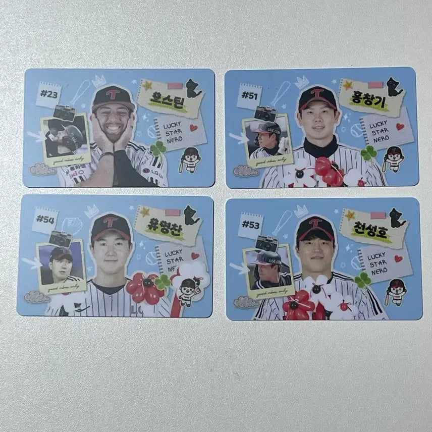 [BUNJANG] LG Twins August Random Photocard Bundle / 엘지트윈스 lgtwins 8월 랜덤 포카 포토카드 오스틴 홍창기 유영찬 천성호