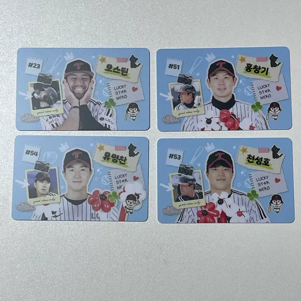 [BUNJANG] LG Twins August Random Photocard Bundle / 엘지트윈스 lgtwins 8월 랜덤 포카 포토카드 오스틴 홍창기 유영찬 천성호