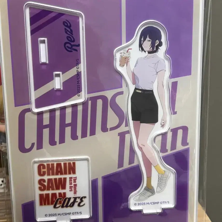 [BUNJANG] Chainsaw Man Reze Acrylic Stand / 체인소맨 콜라보 카페 레제 아크릴