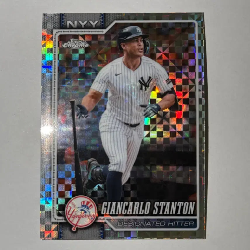 [BUNJANG] New York Yankees Giancarlo Stanton Exquisite MLB Baseball Card / 뉴욕 양키스 지안카를로 스탠튼 엑스프렉터 탑스크롬 MLB 야구 카드