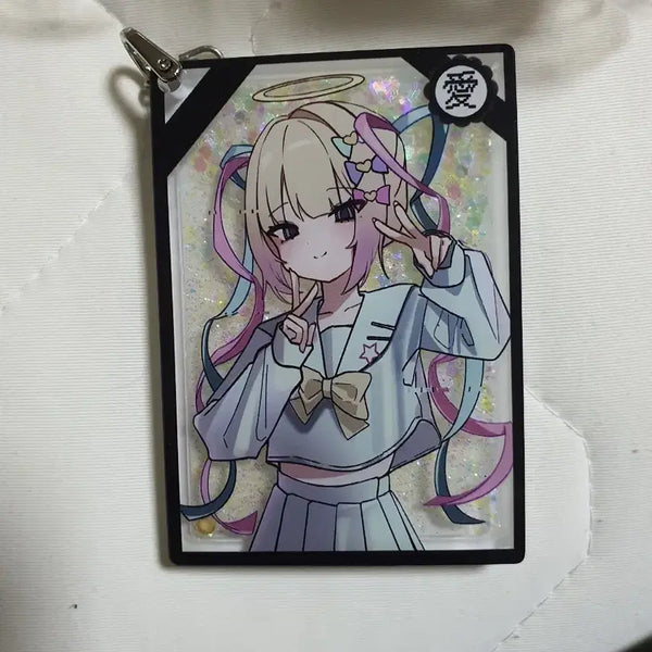 [BUNJANG] NIDIVERSE Choten Gliter Acrylic Keyring / 니디걸 오버도즈 초텐쨩 글리터 아크릴 키링