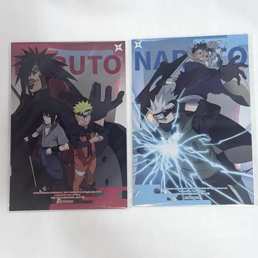 [BUNJANG] Naruto Uchiha Madara Obito Sasuke Kakashi Tapioca Postcards Bundle Set / 나루토 타피오카 엽서 우치하 마다라 오비토 사스케 카카시