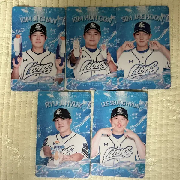 [BUNJANG] Samsung Lions Summer Photocard Bundle / 삼성 라이온즈 썸머 포토카드 원가 일괄양도