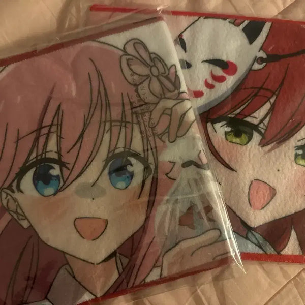 [BUNJANG] Bocchi the Rock! Ichiban Kuji Towel Set (Hitori & Ryo) - Bundle / 봇치더록 제일복권 타올 히토리 료 일괄 쿠지