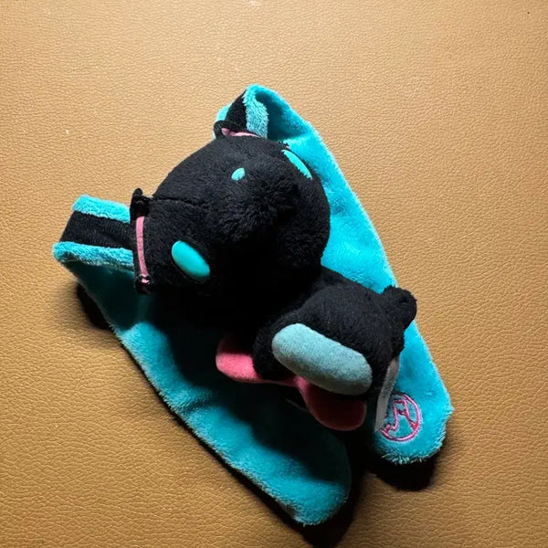 [BUNJANG] Hatsune Miku x Universal Rabbit Collaboration Black Plush / 범용토끼 하츠네 미쿠 콜라보 블랙