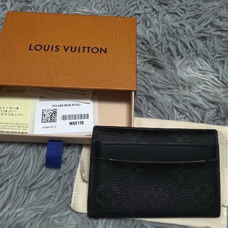 [BUNJANG] Louis Vuitton Monogram Card Holder Black / 루이비통 모노그램 카드 지갑 블랙