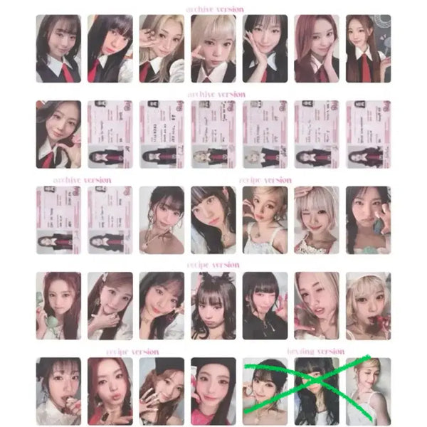 [BUNJANG] UNI.T Swish Album Photocard Bundle Set / [5명] 유니스 스위시 앨범포카 일괄