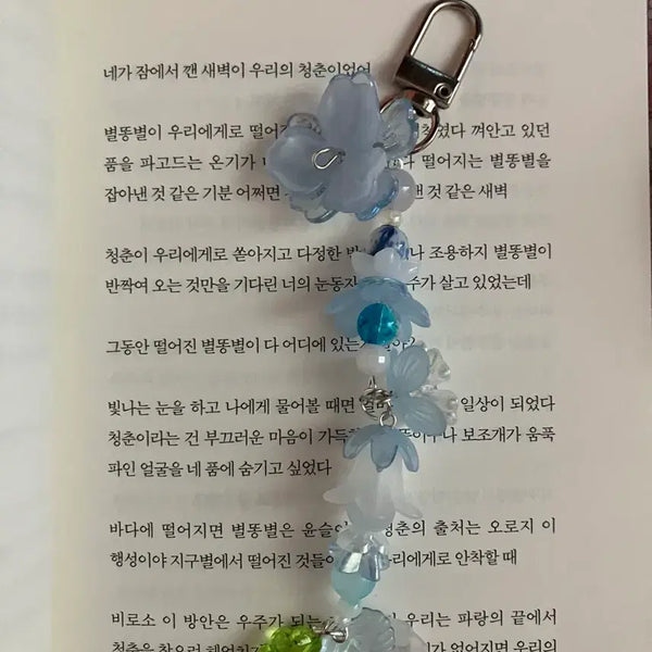 [BUNJANG] Glazed Flower Keyring / 자글자글 꽃 키링