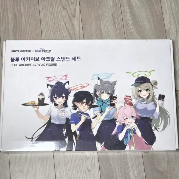 [BUNJANG] Blue Archive Ediya Coffee Collaboration Acrylic Stand / 블루 아카이브 이디야 콜라보 아크릴 스탠드