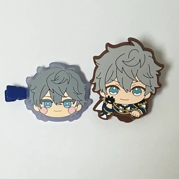 [BUNJANG] Ensemble Stars Izumi Sena Rubber Clip Hairpin Bundle Set / 앙스타 세나 이즈미 러버클립 헤어핀 일괄
