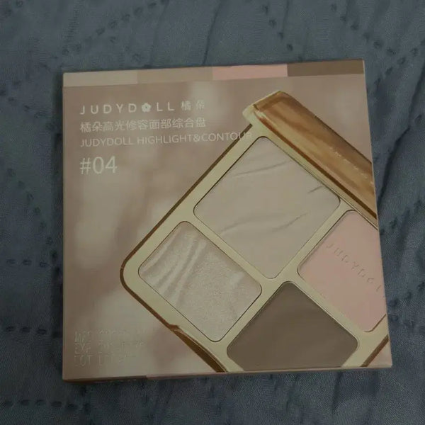 [BUNJANG] JudyDoll Highlighter & Shading Palette No. 4 / (새상품) 4호 쥬디돌 주디돌 하이라이터 쉐딩 팔레트쉐이딩 블러셔