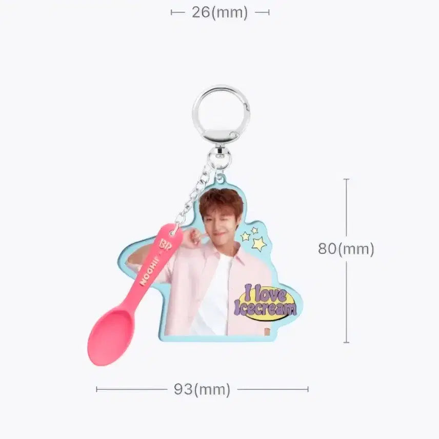 [BUNJANG] Park Jihoon Baskin Robbins Collaboration Keychain / 박지훈 배스킨 키링