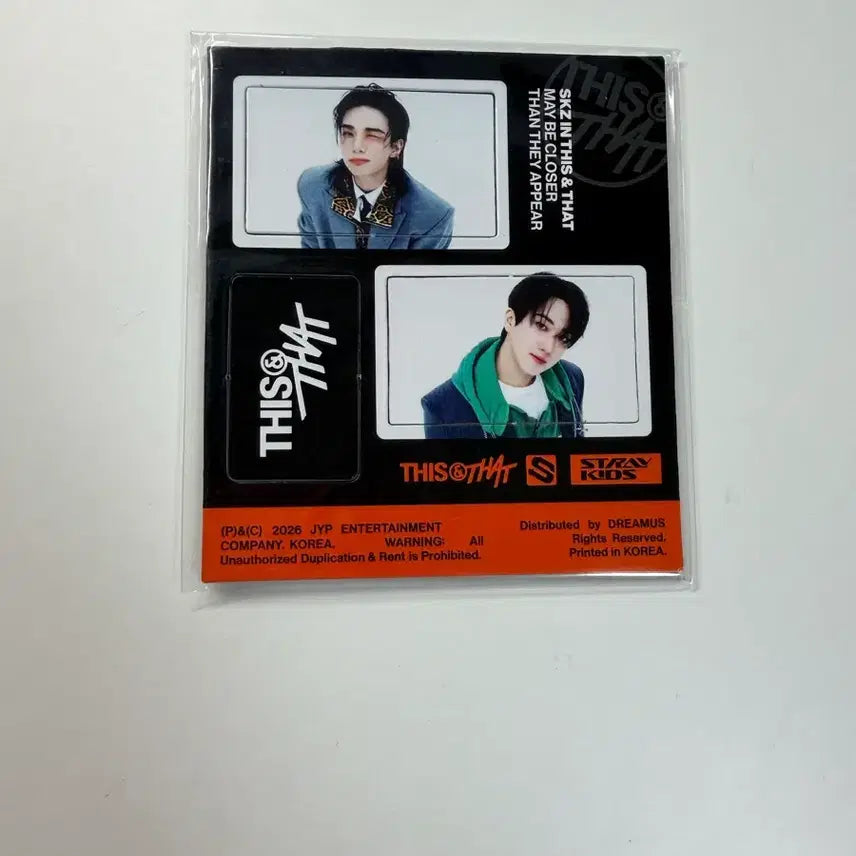 [BUNJANG] Stray Kids THIS & THAT THIS ver. Hyunjin Beanie Magnet / 스트레이 키즈 디스앤댓 THIS ver. 혀니비니 마그넷