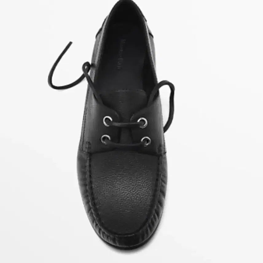 [BUNJANG] Massimo Dutti Grained Leather Deck Shoes / Massimo Dutti 그레인가죽데크 235