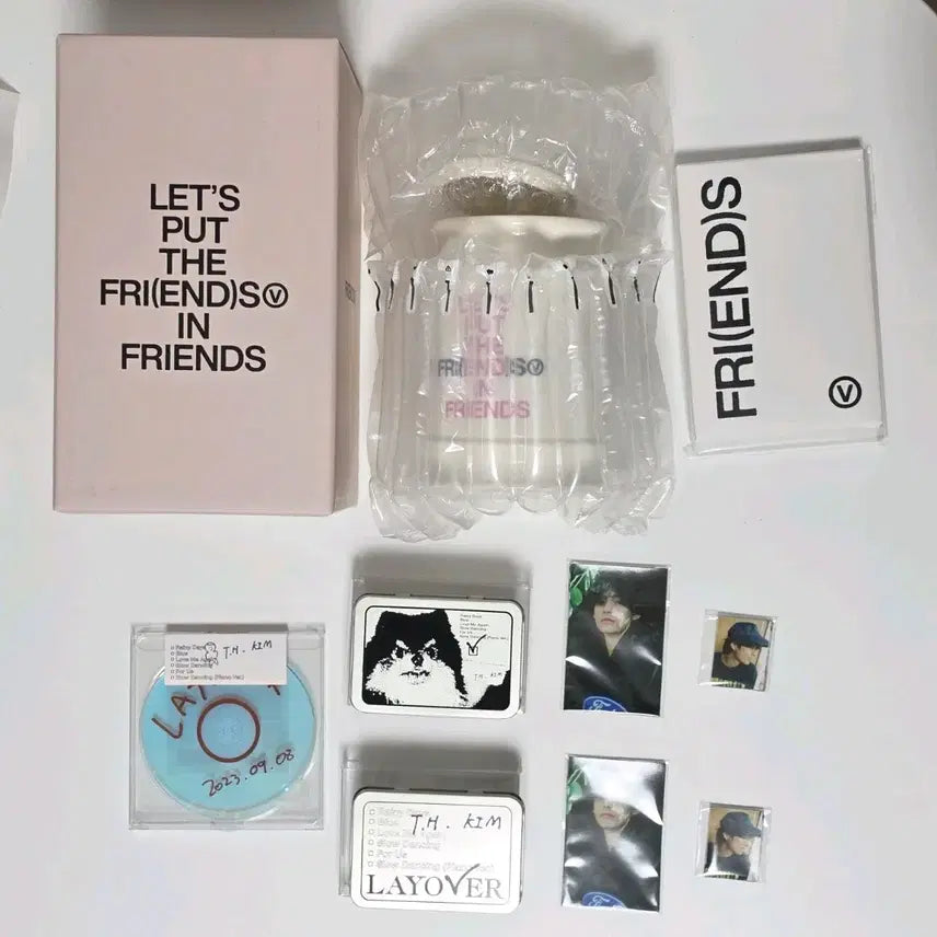 [BUNJANG] BTS V Layover Friends Merchandise Bundle Set / all) 뷔 v layover 레이오버 friends 프렌즈 굿즈 머치 md 방탄 bts 김태형