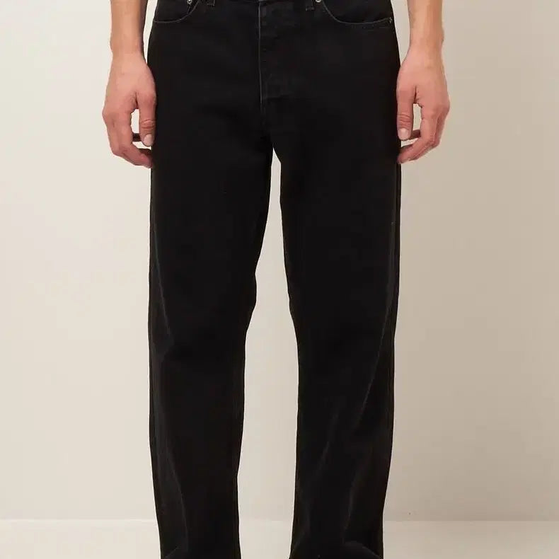 [BUNJANG] Sunflower Washed Black Relaxed Fit Denim / 27/32) 선플라워 워시드 블랙 루즈핏