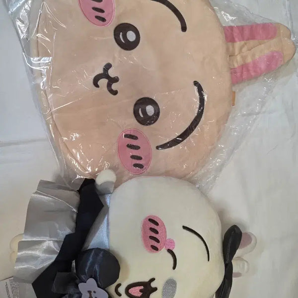 [BUNJANG] Chiikawa Usagi Boston Bag & Plush Set / 치이카와 우사기 보스턴백 초매지컬인형 세트