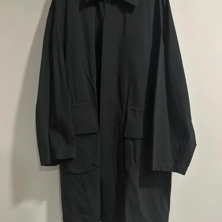 [BUNJANG] NAME Nylon Micro Ripstop Coat Black / Name 네임 나일론 마이크로 립스탑 코트