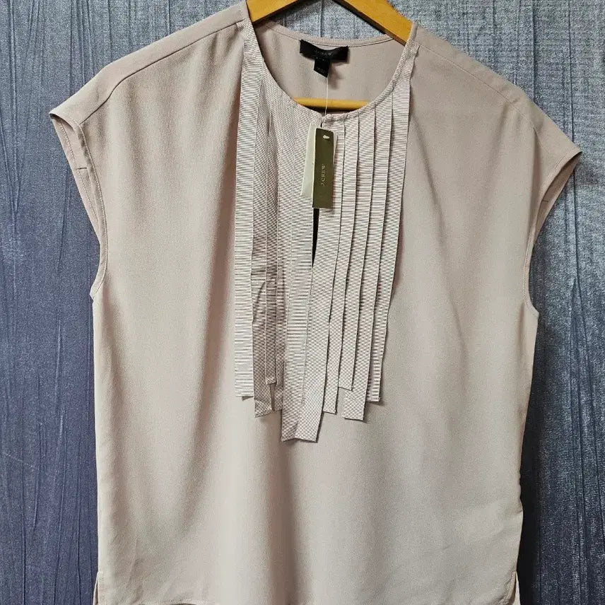 [BUNJANG] J.Crew Beige Pintuck Blouse / J.Crew 블라우스 베이지