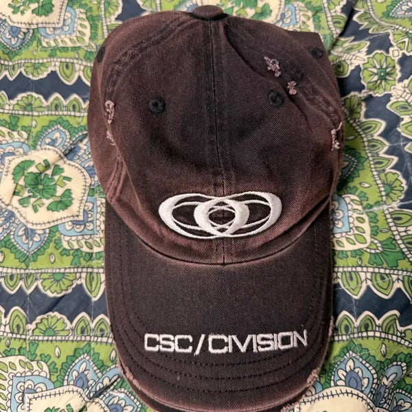 [BUNJANG] Civision by CSC Double Brim Cap Washed Black / Civision by CSC Double Brim Cap Washed Black