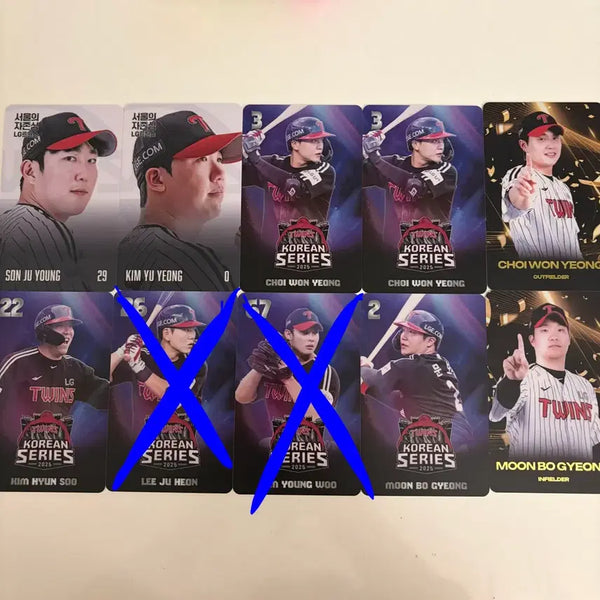 [BUNJANG] LG Twins 2025 Korean Series Photocard Set / 엘지트윈스 포토카드 2025 한국시리즈
