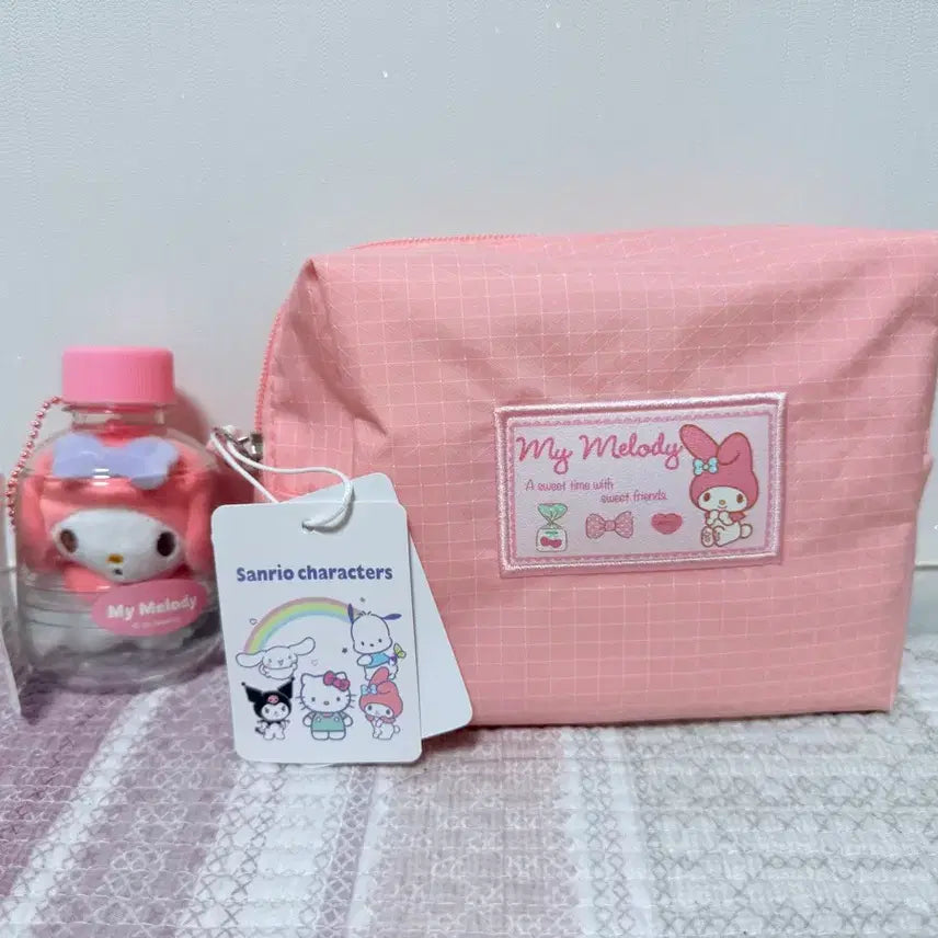 [BUNJANG] My Melody Pouch & Keyring Set / [새상품] 마이멜로디 파우치 & 키링