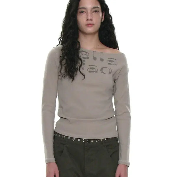 [BUNJANG] Partimento Unbalanced Long Sleeve Tee / 파르티멘토 Unbalanced Long Sleeve Tee 긴팔 티셔츠