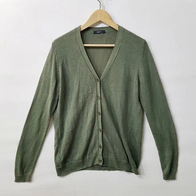 [BUNJANG] Comme ca ism Linen Cardigan Khaki / comme ca ism 린넨 가디건 카키