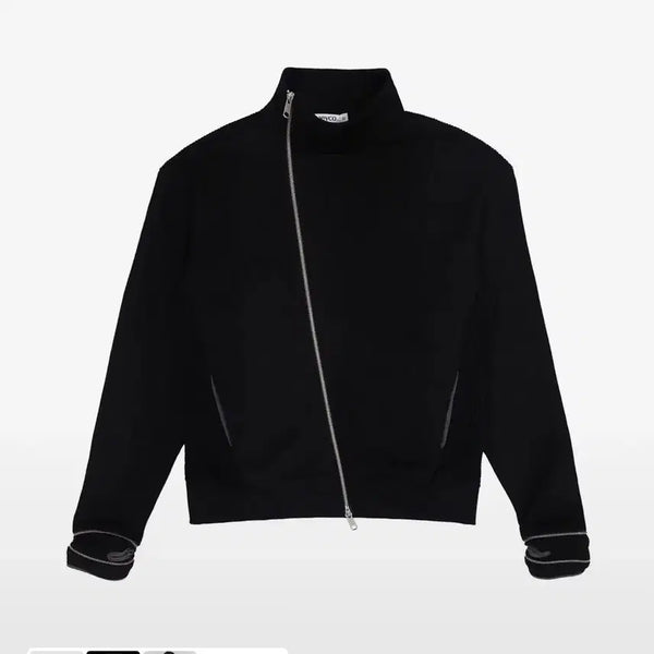 [BUNJANG] Hue Side Zip-Up Track Top Black Size 1 / 휴이 사이드 집업 블랙 1사이즈