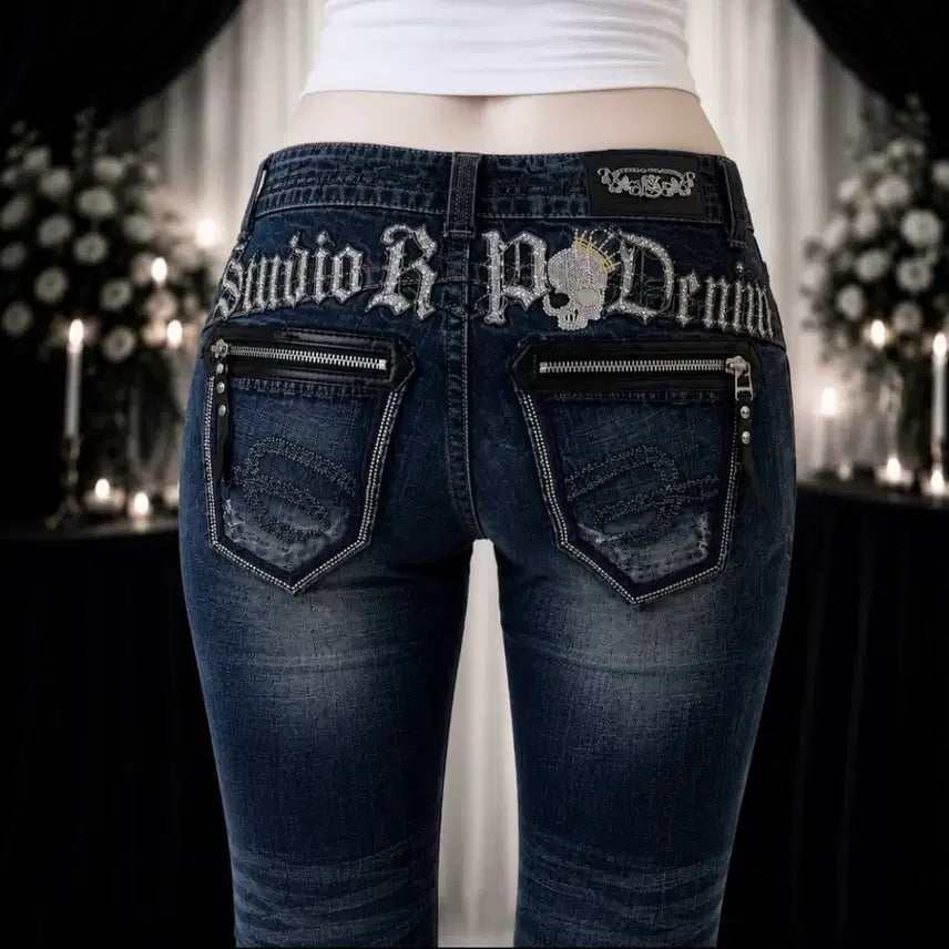 [BUNJANG] Red Pepper Y2K Bootcut Denim Pants / 레드페퍼 y2k 부츠컷 데님 팬츠