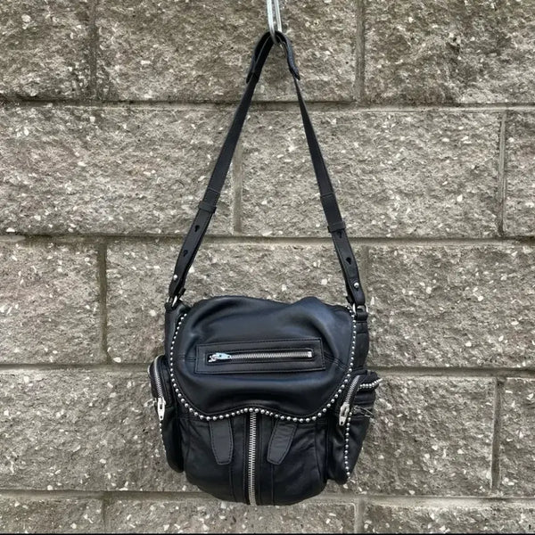 [BUNJANG] Alexander Wang Studded Crossbody Bag Black / 알렉산더왕 락스터드 크로스백 블랙