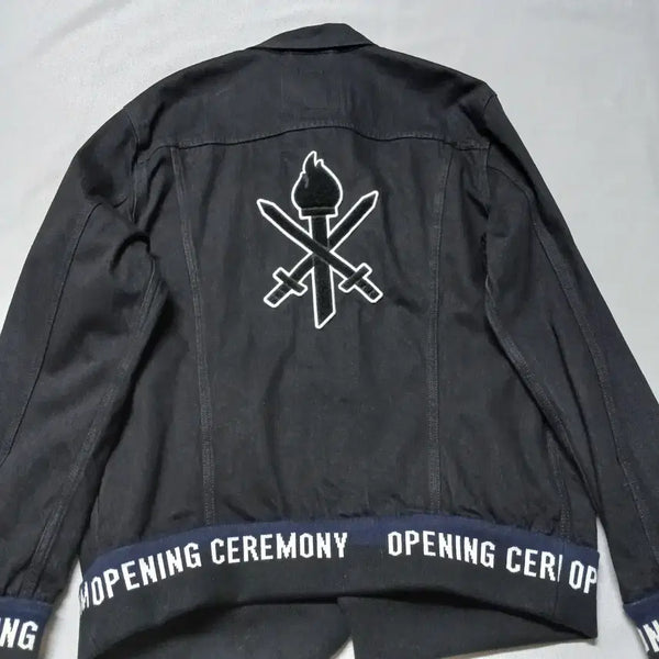 [BUNJANG] Levi's Opening Ceremony Collaboration Denim Jacket Black Indigo / 리바이스 오프닝세레머니 콜라보 데님 자켓 흑청