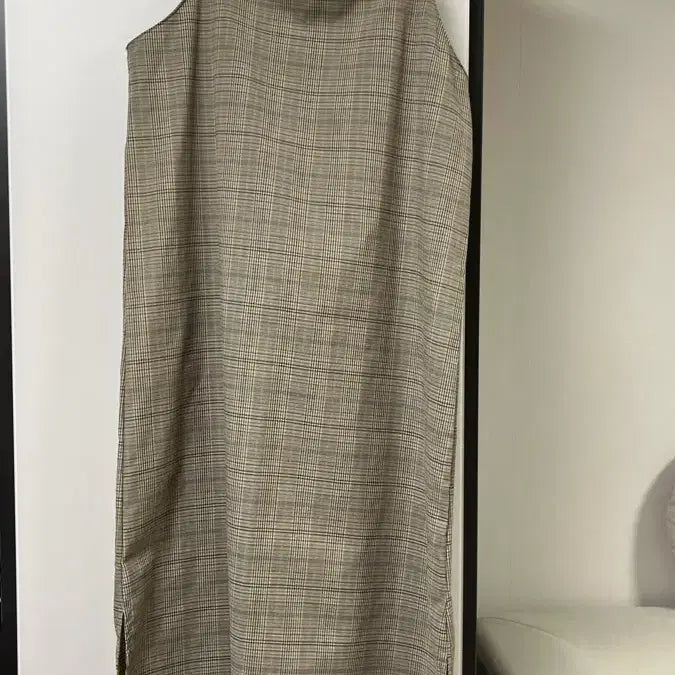[BUNJANG] Checkered Long Dress / 체크 롱원피스