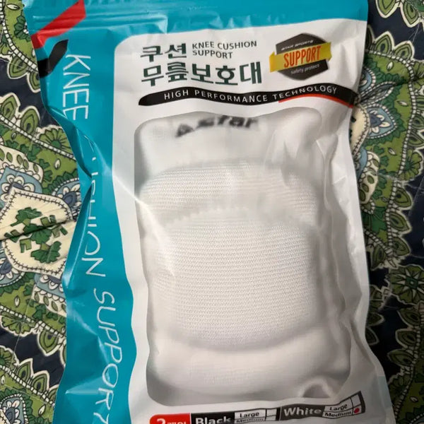 [BUNJANG] STAR Knee Support Brace (White) / [새상품] STAR 무릎 보호대(WHITE)