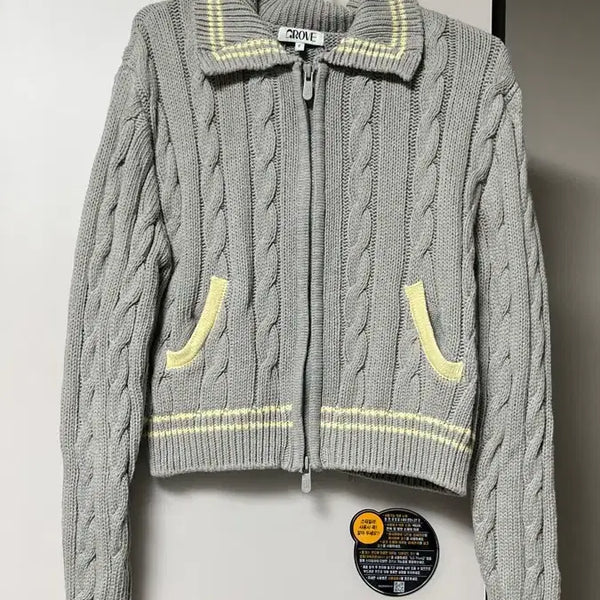 [BUNJANG] Grovestore Knit Zip-Up / 그로브스토어 니트 집업