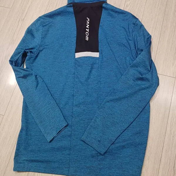 [BUNJANG] Fantom Golf Men's Blue Golf Shirt - Size 100 / 팬텀골프 100