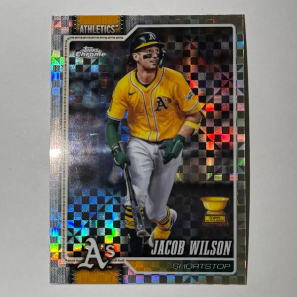 [BUNJANG] Oakland Athletics Jacob Wilson Prospect Top Chrome MLB Baseball Card / 오클랜드 에슬레틸스 제이콥 윌슨 엑스프렉터 탑스크롬 MLB 야구 카드