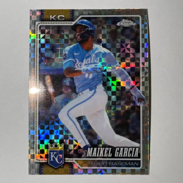 [BUNJANG] Kansas City Royals Michael Garcia 2023 Topps Chrome MLB Baseball Card / 캔자스시티 마이클 가르시아 엑스프렉터 탑스크롬 MLB 야구 카드