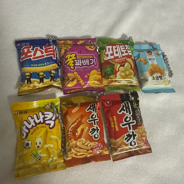 [BUNJANG] Bandai Nongshim Snack Gacha Full Set Bundle / 반다이 농심 과자 가챠 올클