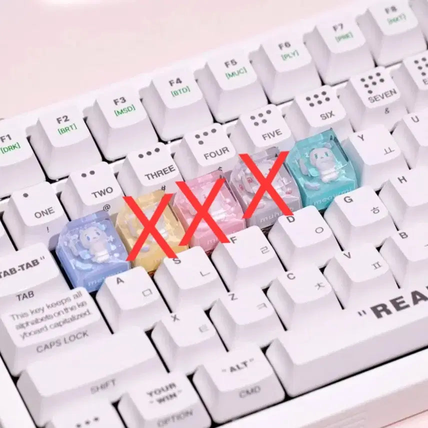 [BUNJANG] PLAVE MMMM BABY Me-Mimi Mu Resin Keycap / 플레이브 MMMM BABY 므메미무 레진 키캡 몌무 먀미