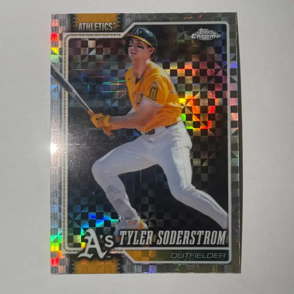 [BUNJANG] Oakland Athletics Tyler Soderstrom Topps Chrome Prospect MLB Baseball Card / 오클랜드 에슬레틱스 타일러 소더스트롬 엑스프렉터 탑스크롬 MLB 야구 카드