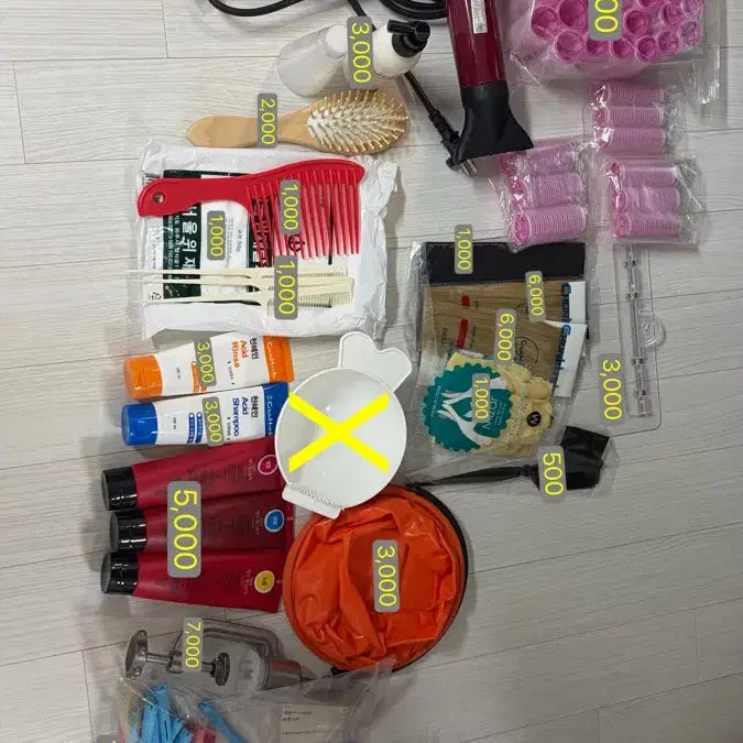 [BUNJANG] Hairdressing National Certification Practical Exam Materials Set / 미용사 일반 헤어 국가자격증 실기 재료